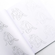 HUMAN ANATOMY FOR ARTIST 3 DRAWING NOTEBOOK - GOLDEN COVER - BASIC TO ADVANCED POSE DETAILS