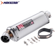 51mm phổ ống xả xe máy Muffler hệ thống với ống xả thép không gỉ exhaust muffler Canister ống xả cho