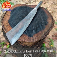 ( dijamin baja 100%) Golok  Tebal Gagang Besi - Bendo Pemotong Kayu Pohon Besar  dan Bambu - Bedog P