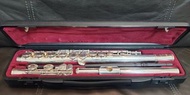 95% New Yamaha Flute 221 Made in Japan w/ original hard case w/handle 幾乎全新 日本製 Yamaha 221 長笛 連原裝手抽硬盒