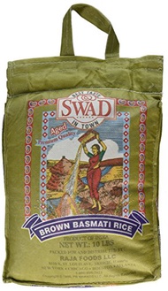 Swad Brown Basmati Rice, 10 Pound