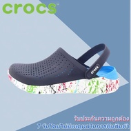 【รับประกันของแท้ 100%】CROCS LITERIDE CLOG Men's and Women's SANDALS 204592รองเท้าแตะและรองเท้าแตะระบ