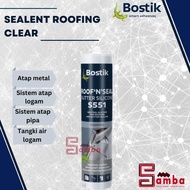 Promo Bostik Silicone Roof & Gutter Sealent Glue S551 Silicone Roof Gutter COD