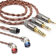 FAAEAL CVJ VS400 Earphone Cable with QDC/S/C Pin,OFC Upgrade Wire with Swappable Plug 2.5/4.4/3.5mm,