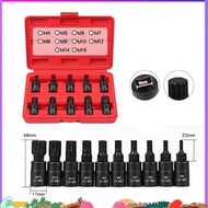 10PCS 12 Point Socket Wrench Set Universal 3/8 Square Drive Socket Kit -M16 Socket Kit ffefhrudh