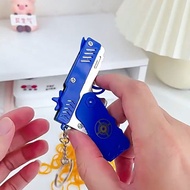 Folding Rubber Band Gun Children's Toy Soft Bullet Gun Burst Pistol Rubber Band Boy Toy Gun Model Gu