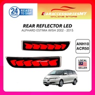 Toyota alphard anh10 2003 - 2007 ESTIMA ACR50 WISH RAV4 LED LIGHT BAR Rear Bumper Reflector Brake La