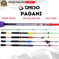 Daido Pagani Solid Fiber Fishing Rod 150 165 180cm 2-piece Spinning Suitable For Medium And Strong Flexibility Pool - Anton Fishing Rod
