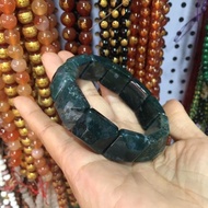 Aquatic Agate Bracelet Natural Agate Chalcedony Bracelet Men Women Bracelet