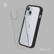 犀牛盾 iPhone 15 (6.1吋) Mod NX 防摔邊框背蓋兩用手機保護殼 - 黑