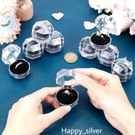 Ring box / crystal jewelry box size 4.5 x 4.5cm - ring/jewelry box