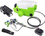 Backpack Airless Paint Sprayer, Portable Paint Sprayer with 5000mAh Battery, 1.7L High-Pressure Pain