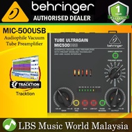 Behringer MIC-500USB Audiophile Vacuum Tube Preamplifier with Preamp (MIC500USB MIC500)