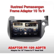 Adapter 10 Inch Hu Slot Converter/ to 9 Inch Android Head Unit