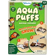 Skillmatics 3D Art Kit - Aqua Puffs Animals, Stocking Stuffers, Paint by Number Craft for Kids, DIY 