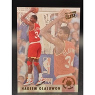 Fleer Ultra 1993-94 All-Defensive Team Hakeem Olajuwon nba card