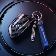 For BMW X1 X3 X4 X5 F15 X6 F16 G30 7 Series G11 F48 F39 520 525 F30 118i 218i Car Carbon Fibre Key C