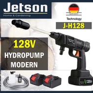 JETSON [2 bateri] 128V Hydropump Water Jet Cordless Car Wash High Pressure Sprayer Gun Floor Tiles C