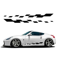 Car Side Stripe Sticker DIY Auto Vinyl Film Decals Tuning Accessories For Nissan 350Z 370Z Z-Cars Fa