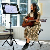 OSPREY-ขาตั้งเพลงแบบปรับได้ The Plant Stand Note ที่วางโน๊ตเหล็ก ขนาดใหญ่(Black) แท่นวางโน้ตเพลงแบบม