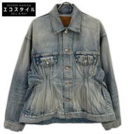 Balenciaga 724718 TJW79 Indigo Denim Jacket Size 32 [Used]