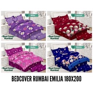 EMILIA BED COVER SET BY BONITA 180X200CM 6 FEET KING SIZE TASSEL
