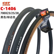 CST Genuine New Bicycle Tire Road Tire Road Flying Tire 7 * 23/25C 622 Tire C1406