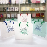 HAPPY BIRTHDAY Paper Bag -Set B Size 6 (W) x 3 (D) x 5.5 (H) inch -5 pcs/pack