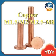 Copper countersunk head rivets GB869 percussion type flat head flat cone head solid rivets Copper d 