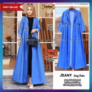 Outer Vest For Women Jeans Jeany Long Vest For Women Cantique Premium Jeanswash Material