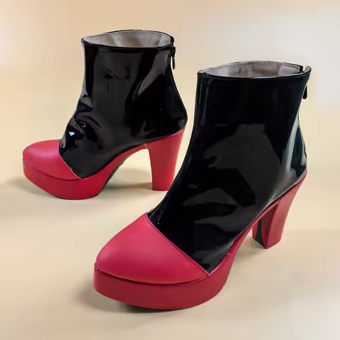 Yu Cosplay Store Alastor Cosplay Boots Fashion Halloween Carnival Accessories Props Customized Shoes