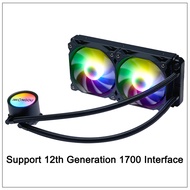 THE Water Cooler Cpu 240mm Liquid Cooling 4pin Pwm Rgb Processor Cooler Cpu Heat Sink 120.mm Fan PC