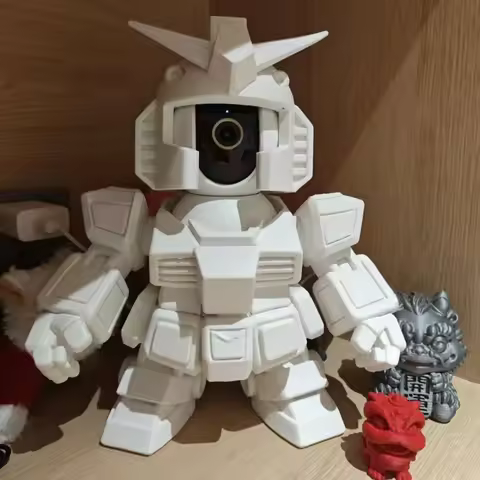 3d Printing Kawaii Surveillance Camera Modified plastic Mecha Shell For Xiaomi 234 Gimbal C700 Home