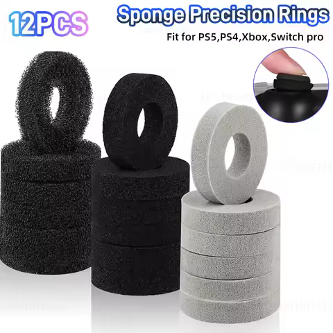 12PCS Precision Target Rings Joystick 3D Analog Stick For Nintendo Switch 2/PS5/PS4 Controller Gamep