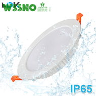 [wssno] LED Waterproof Downlight Dimmable IP65 Kitchen 220V 12V 7W 9W 12W 15W Bathroom Toilet Eaves White Ceiling Lamp Spot Light