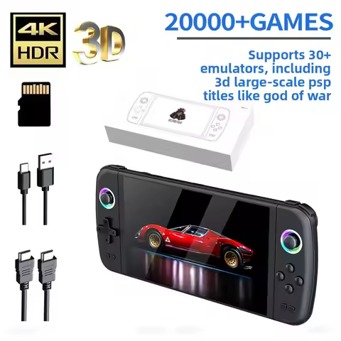 M27 Portable Handheld Game Console 128G, Retro Video Gaming Console with Built-in 30000+ Games 30+ E