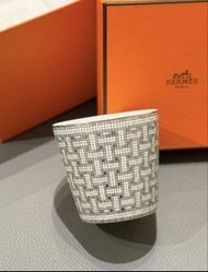 Hermes Mosaique au 24 platinum銀色馬賽克 茶杯 現貨兩隻
