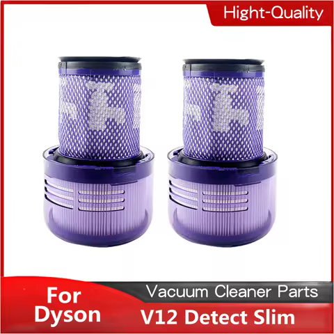 2 Pack Dyson V12 Slim HEPA Filter Replacement Kit For Dyson V12 Detect Slim Vacuum Cleaner Filters P