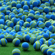 NEW 50Pcs/Bag EVA Foam Golf Balls Yellow Rainbow Sponge Indoor Practice Training Aid Golf Balls
