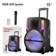 Audio Amplifiers High-power Trolley Portable Speaker 15 Inch Trolley Outdoor Bluetooth Speaker With LED Light