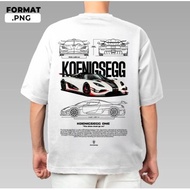 Koenigsegg One Tshirt Microfiber Jars