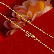 จุดประเทศไทย!! สร้อยทองไม่ลอก สร้อยคอทอง 18 kแท้ ทองแท้1สลึง  สร้อยคอน่ารักๆ necklace women สร้อยคอวินเทจ ตะขอหุ้มทองแท้ ตะขอตัวเอ็ม  ของขวัญวันเกิด ความยาว 18 นิ้ว ทอง18k แท้อิตาลี สร้อยคอครึ่งสลึง ทอง สร้อยคอ18k ไม่ลอก สร้อยทอง0 6กรัม