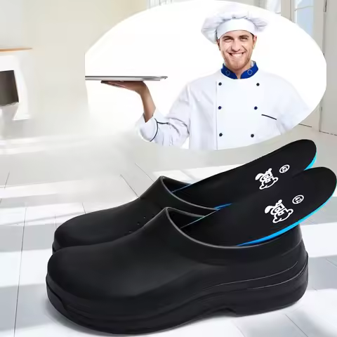 Surgical Shoes Non-Slip Clogs Operating Room Slippers Perforated Shoes Laboratory Protective Non-Sli