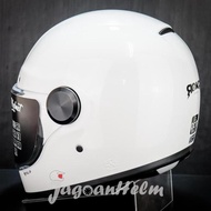 Jpx Helm Jp Rokr Solid Broken White Retro Classic (Esagen)