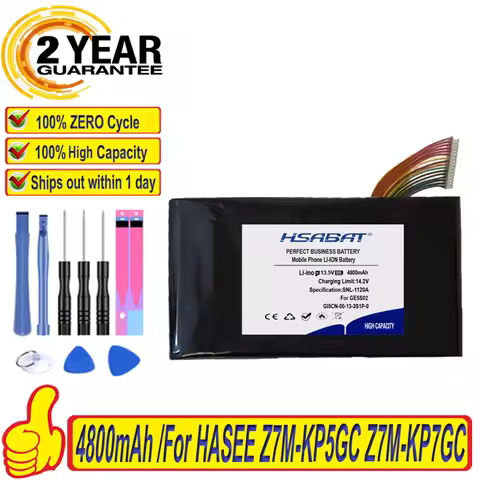 Top Brand 100% New GI5CN-00-13-3S1P-0 Battery for HASEE Z7M-KP5GC Z7M-KP7GC GE5S02 MACHENIKE T90-Ti3