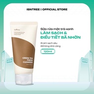 Sữa rửa mặt trà xanh làm sạch & kiểm soát bã nhờn cho da dầu mụn Isntree Green Tea Fresh Cleanser 12