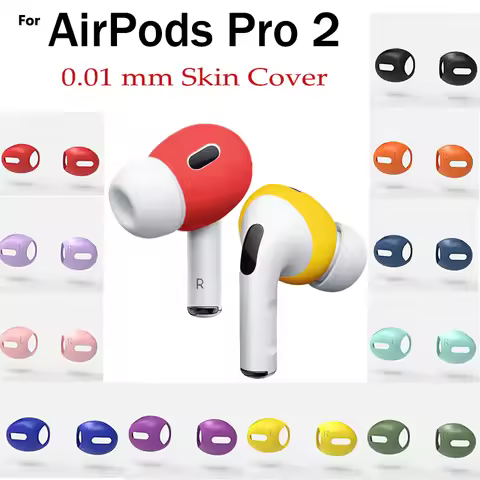 For Airpods Pro 2 Silicone Skin Cover Eartips Earpads For Apple AirPods 2 Ear Tips Buds Earphone Wir