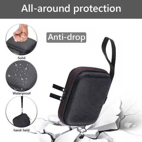 EVA Hard Carrying Case Shockproof Hard Drive Case Anti-Scratch with Mesh Bag&Hand Strap for Samsung 