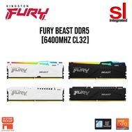 Kingston Fury Beast DDR5 6400MHz(CL32)(RGB/NON RGB) Black/White Ram