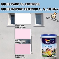 ICI DULUX INSPIRE EXTERIOR PAINT COLLECTION 18 Liter Almost Pink / Pink Symphony / British Rose